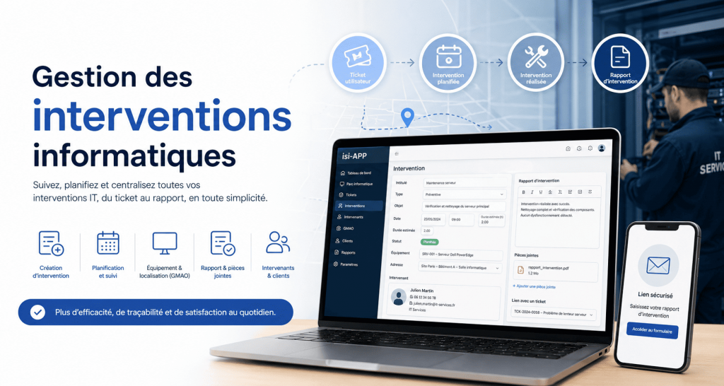 Gestion des interventions informatique