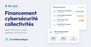 Financement cybersécurité collectivités : plan d’actions et plan de financement, maquette illustrative Isi-APP